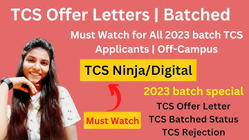 TCS Sending offer letters | TCS Calling students for documents verification | TCS Latest Updates