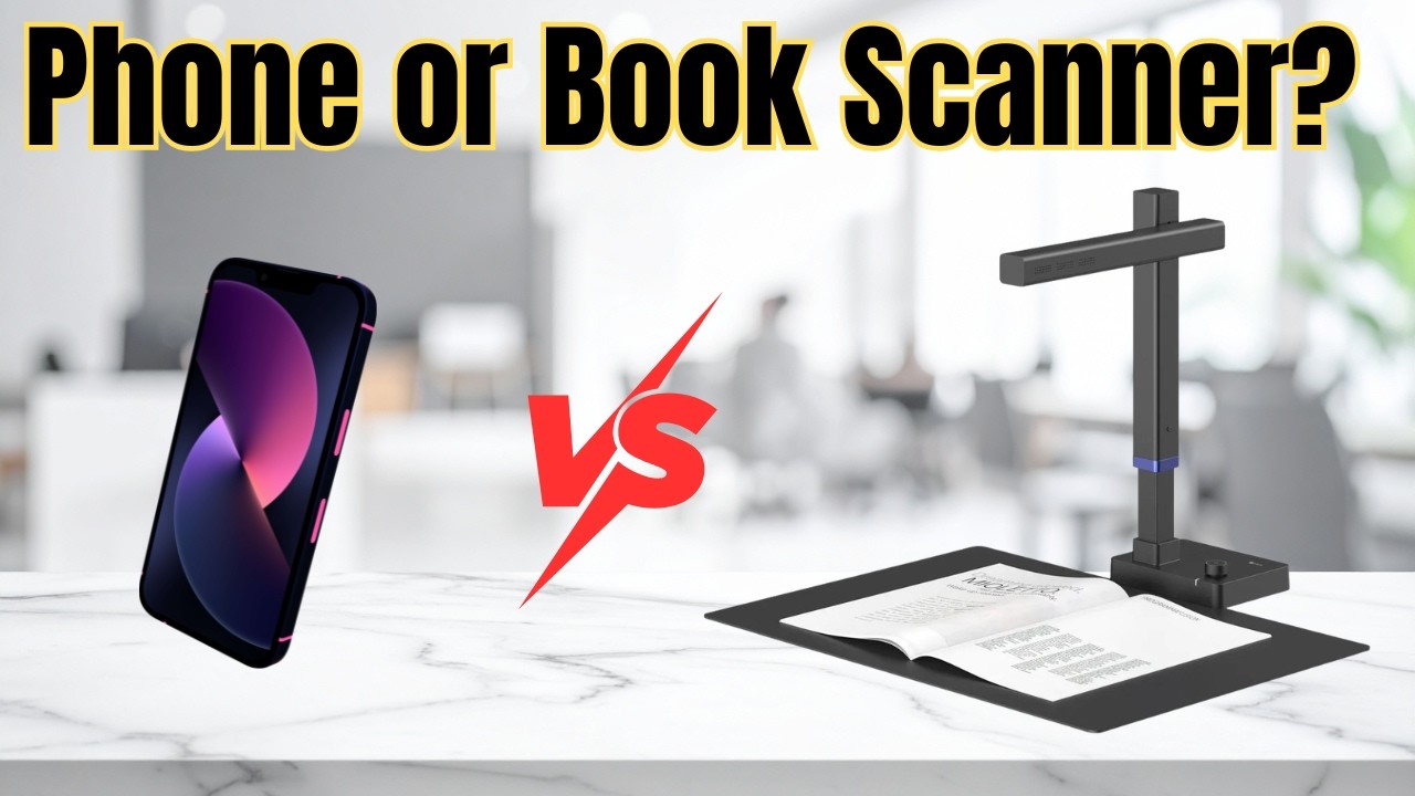 Your Phone vs a Book Scanner: Which Actually Works Better? - YouTube