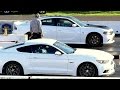New 2017 Mustang GT vs Hellcat Charger-modern muscle drag race