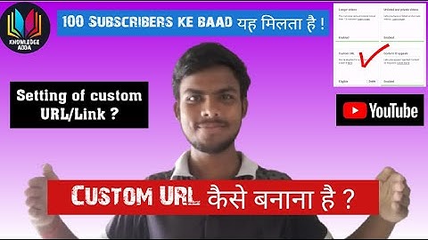 How to Enable Custom URL for YouTube Channel | #Manojdey taught me how to Create Custom URL/Link