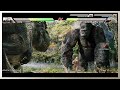 Kong vs vastatosaurus rex with healthbars