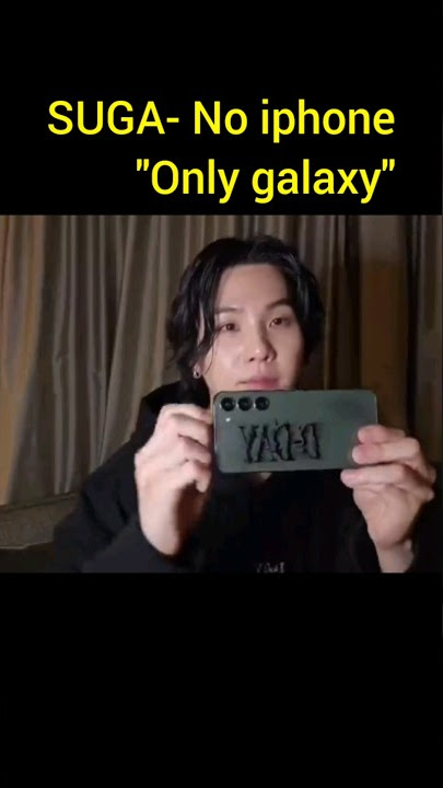 Bts suga says 'No iphone only galaxy'|ARMYs going crazy over Samsung galaxy| #live #suga #bts #army