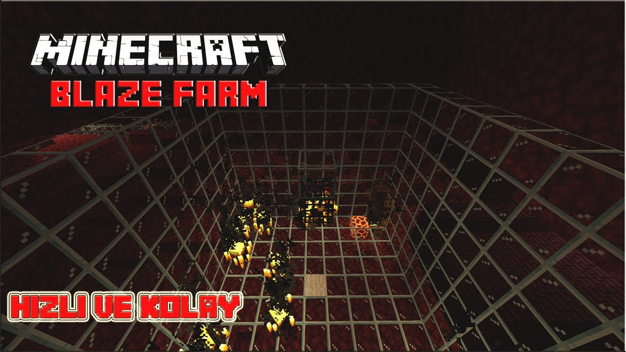 Yapılışı Basit Blaze Farm Minecraft 1.14.4 YouTube