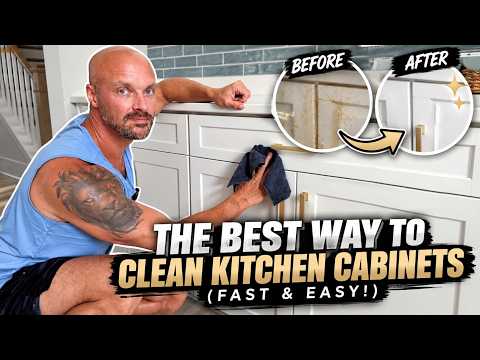 The Best Way to Clean Kitchen Cabinets (Fast & Easy!)