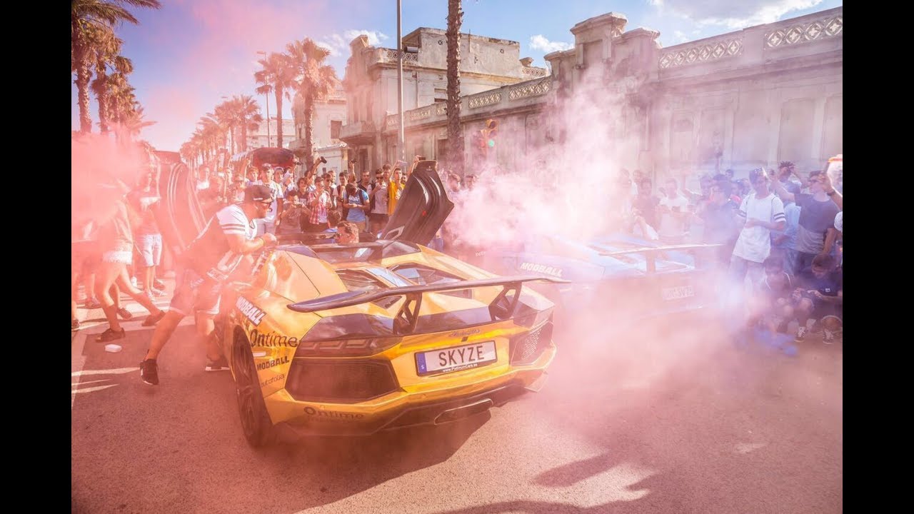 Modball rally 2017 day 5 of 7 - Monaco to Barcelona - Skyzelife vlogs