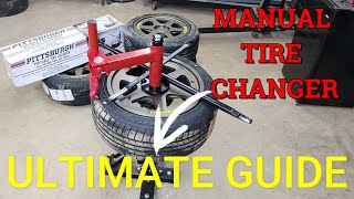 Manual tire changer setup and use guide | Ultimate Guide to Changing tires at home. by DriftSanti 12,180 views 1 month ago 17 minutes