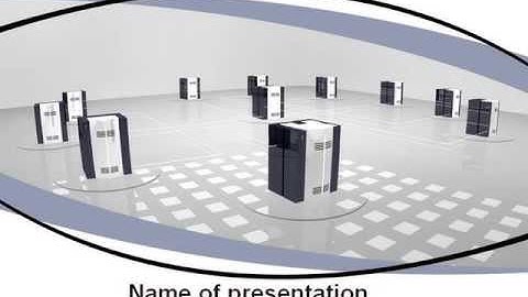 Computer Node PowerPoint Template by PoweredTemplate.com