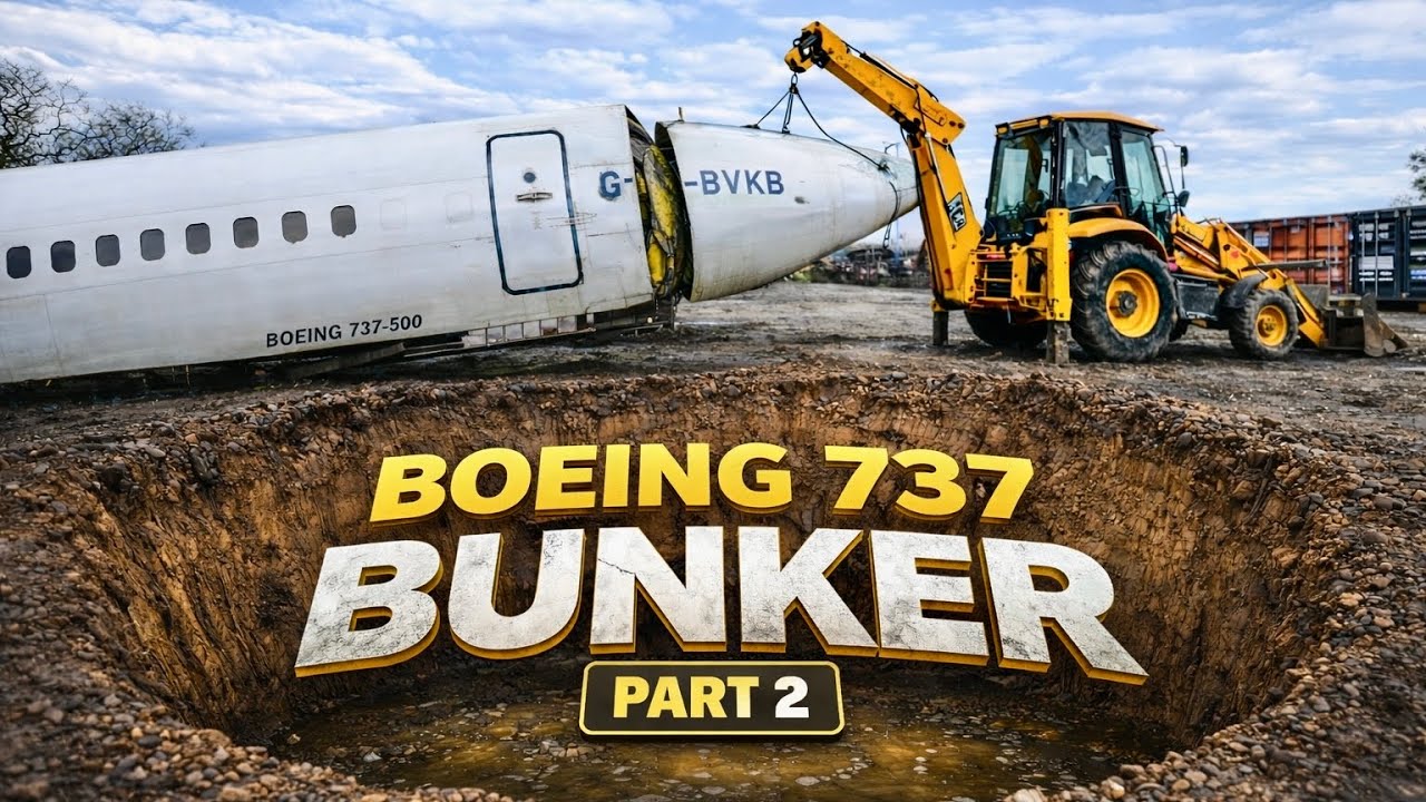Cutting Up A Plane to Make an Underground Bunker (Part2)