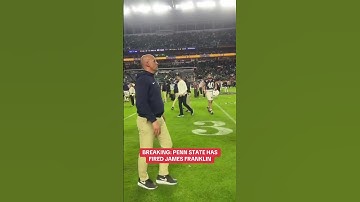 Penn State has fired James Franklin.