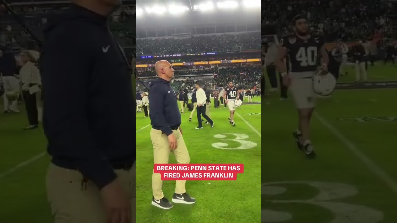 Penn State has fired James Franklin.