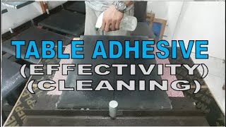 SCREEN PRINTING 026 | TABLE ADHESIVE | EFFECTIVITY | CLEANING | DIY
