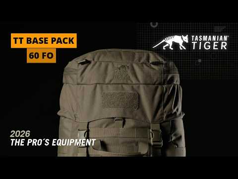 Tasmanian Tiger Einsatzrucksack  - Base Pack 60 FO - Cordura®, 60 Liter Video