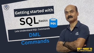 SQL | SQL DML Commands | Data Manipulation | SQL Tutorial | SQL Beginners | Learn SQL | Data Science