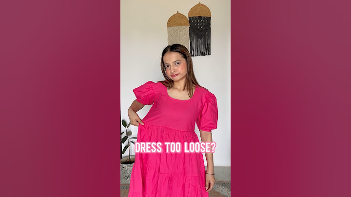 Dress too loose? #dresshacks #hacks #fashionhack #fashionhacks #dress #fashionstyle