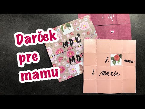 Video: Ako Nakresliť Darček Pre Mamičku