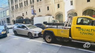 Couple says tow truck tried to nab their moving car in San Francisco  EXCLUSIVE