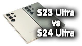 Сравнение Samsung Galaxy S23 Ultra и S24 Ultra
