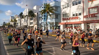 Watch thousands of runners participate in the 2023 Miami Marathon