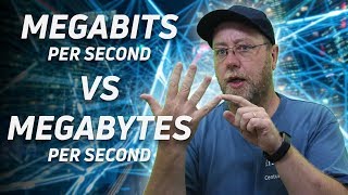 Megabits per second (Mb/s) vs Megabytes per second (MB/s)