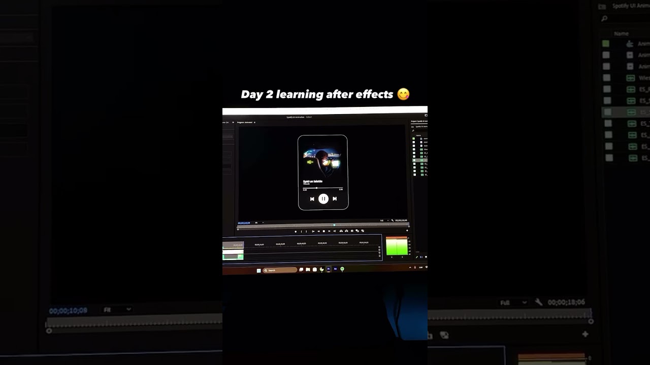 Day 2 Learning After Effects