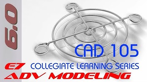 E7 Creo Parametric 6.0 - Modeling 5 Tutorial