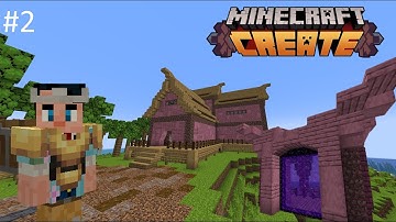 I built the ULTIMATE workshop in Minecraft Create!: Create Ep2