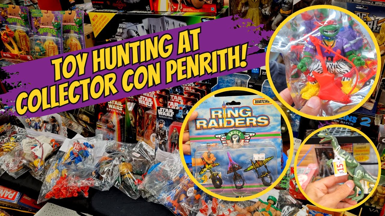 Toy Hunting at Collector Con Penrith, March 12th! First Toy Fair Hunt of 2023! Vintage Toy Hunt Vlog