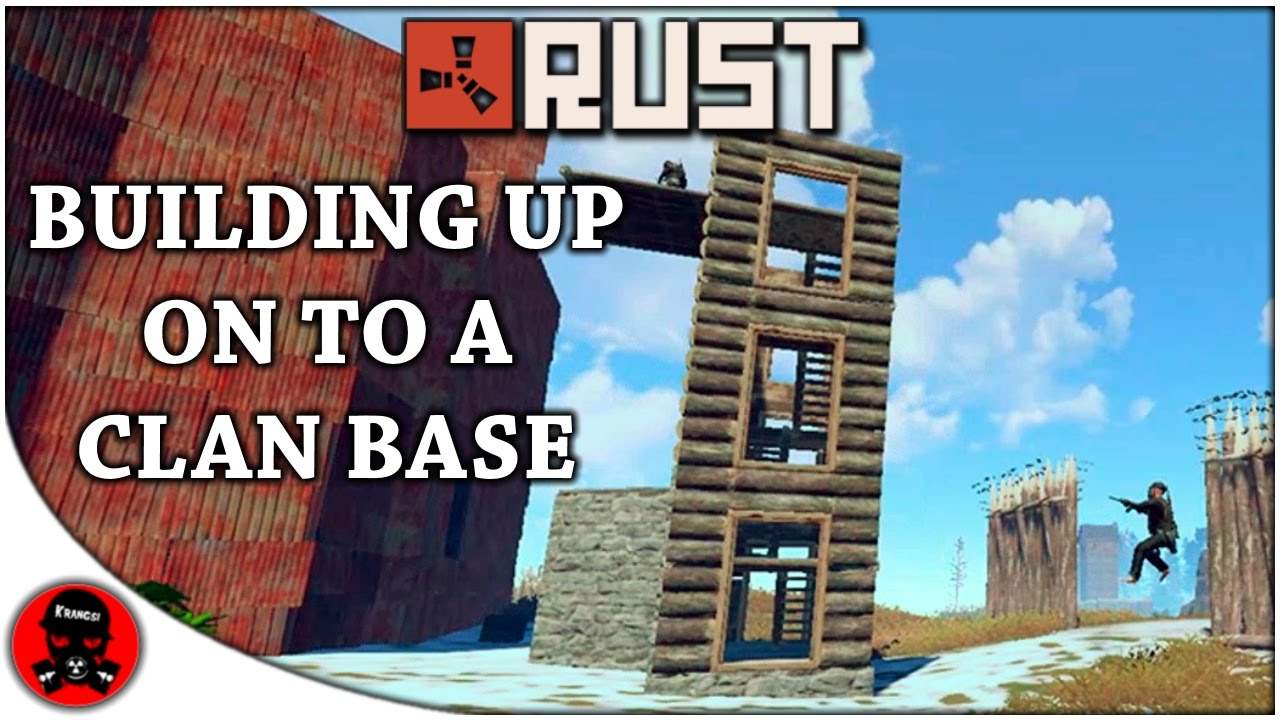 RUST : Building Up To A Online Clans Base - YouTube
