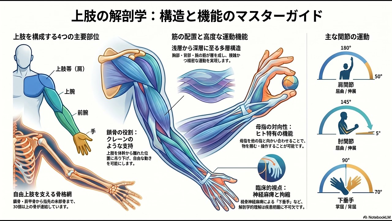 ⑥ Upper Limb Anatomy: A Master Guide to Structure and Function