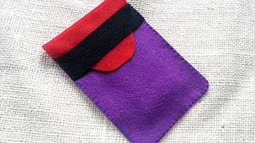 How To Create A Simple Felt Phone Pouch - DIY Style Tutorial - Guidecentral