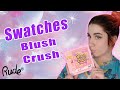 Make up BLUSH CRUSH / Swatches 😱