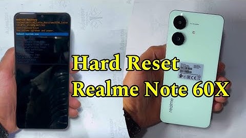 Hard Reset Realme Note 60X