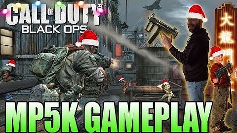 Call of Duty Black Ops MP5K Gameplay | I Want My Chopper Gunner For Christmas COD BO