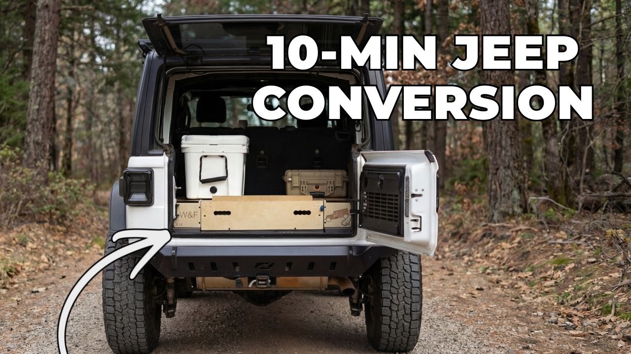 Preparing My Jeep Wrangler JLU for Overland | No Drilling Conversion