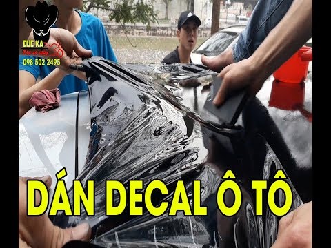 HƯỚNG DẪN DÁN ĐỀ CAL Ô TÔ TẠI SHOP ĐỨC KA 186 Nguyễn Đình Hoàn