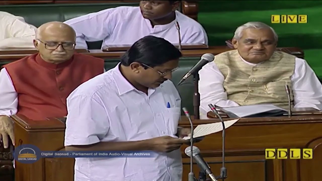 OATH OF SHRI P C  THOMAS FOR 13th LOK SABHA IN 1999