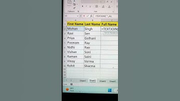 4 Ways To Combine Texts In Excel 🔥 | Excel Important Shortcuts 💯 #shorts  #excel #tips #bytetech