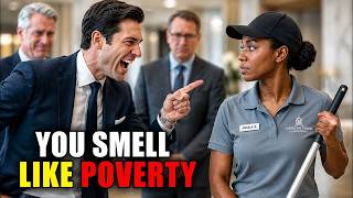 56. CEO Fired Black Janitor for Smelling Like Poverty—Didn't Know She Owned the Building He Work