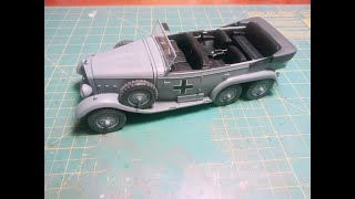 ICM Mercedes G4 1:24 Pt5 Interior, Paint tricks, and finishing touches.