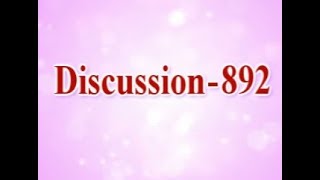 Discussion 892