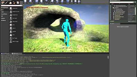 Unreal Engine 4 voxel terrain demo