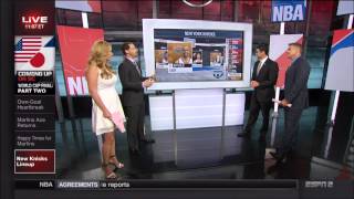 Nicole Briscoe In White Dress And Open Toe Heels Espn