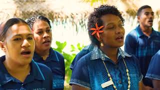 Staff Singing at Serenity Island, Fiji