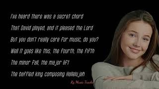 Miniatura del video "Hallelujah - Lucy Thomas (Cover) Lyrics"