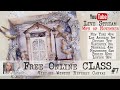 Free Online Class from Maremi ~ Vintage Winter Reverse CANVAS ~ #7