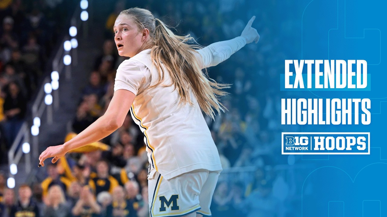 Maryland at Michigan | Extended Highlights | Big Ten Women's Basketball | 02/28/26