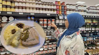 تقديت وجيت وجدت (puré) بيري بطاطا  بدون حليب مع الطون مشوي في المقلات