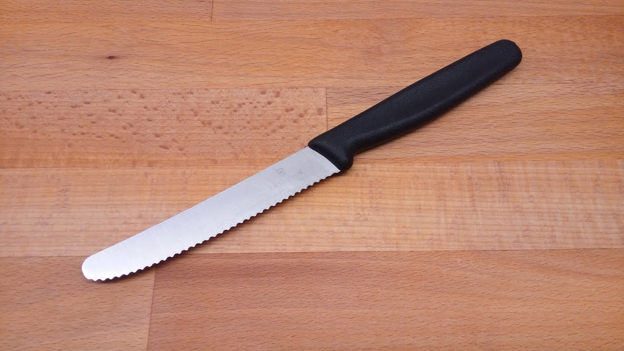 Sharpening serrated knife YouTube