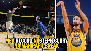 MGA RECORD NI STEPH CURRY NA MAHIRAP NG I-BREAK