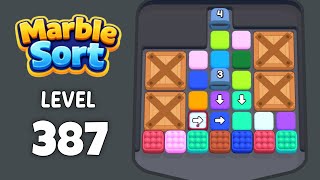 Marble Sort level 387 solution